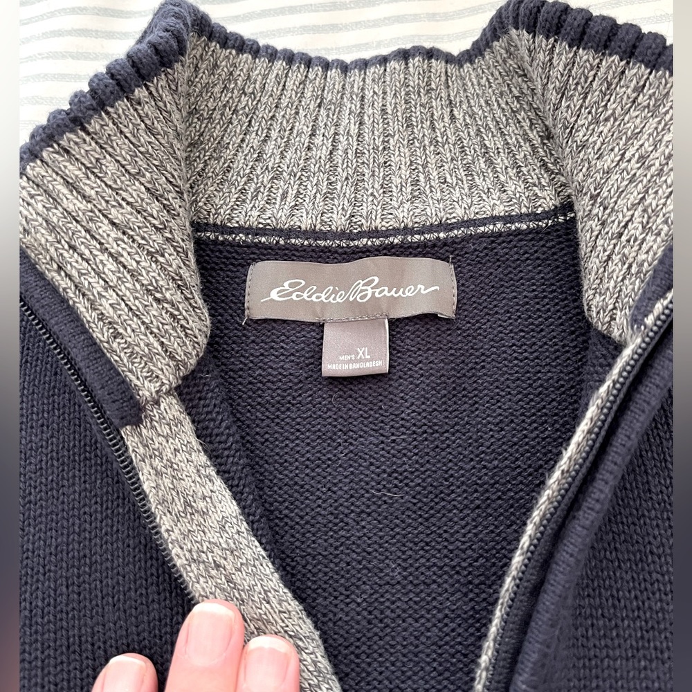 Men’s Eddie Bauer Quarter Zip sweater